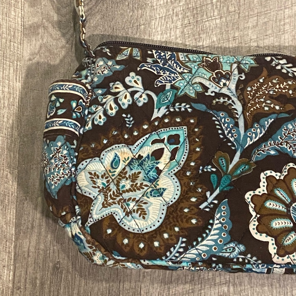 Vera Bradley Retired Pattern Java Blue Small Shou… - image 8